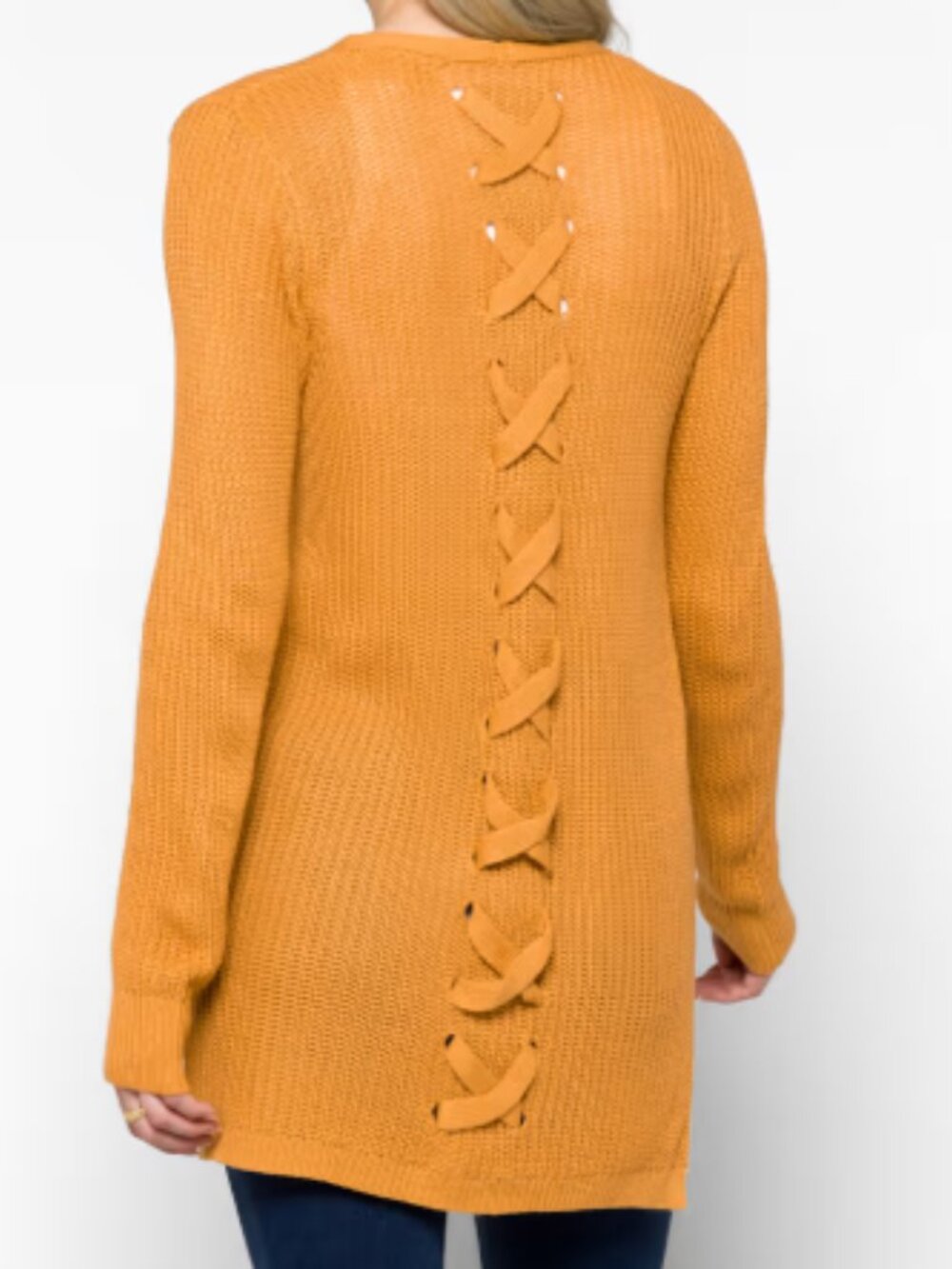 Mustard Cardigan XXL